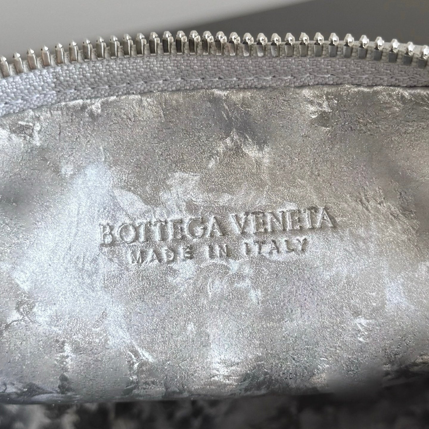 Bottega Veneta 2026 Jodie Bag 23cm Silver Lambskin 137034