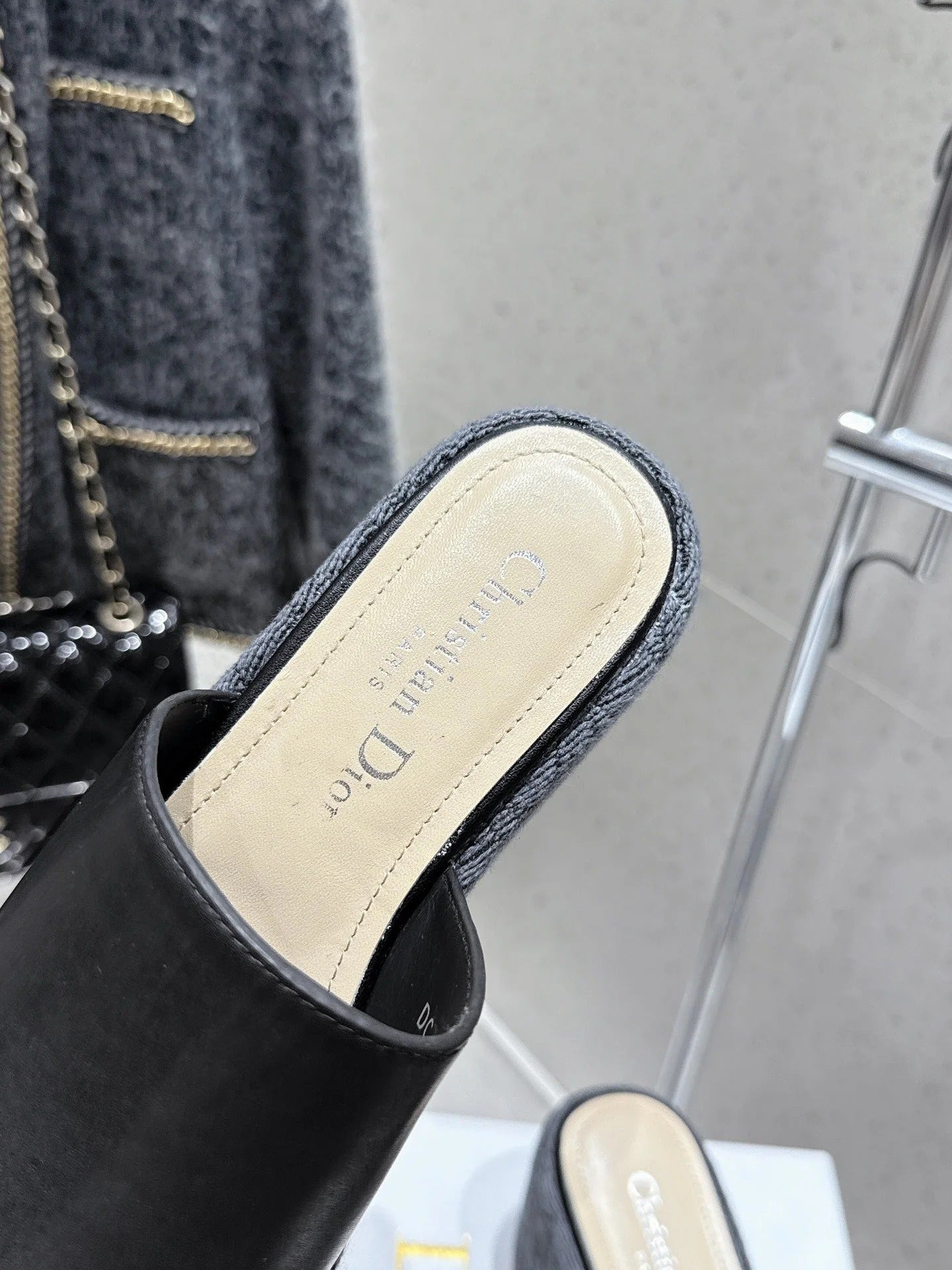 CD 26s Platform Sandal 65 Black Leather 636357