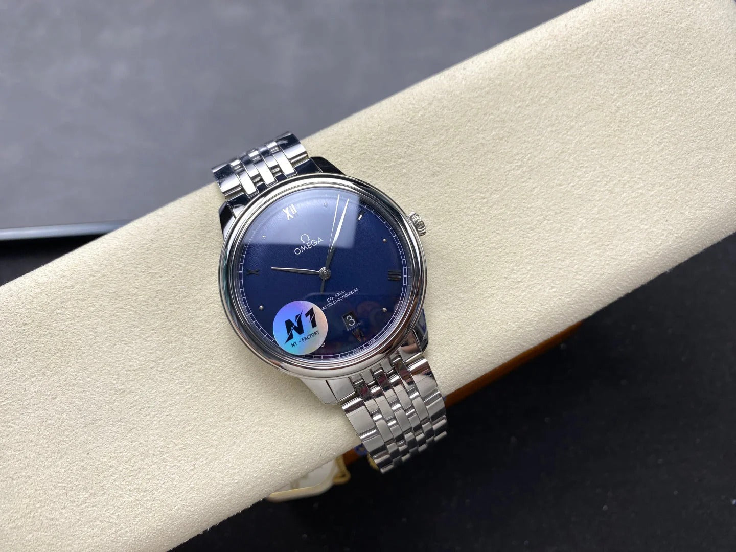 Omega De Ville Prestige Co-Axial Master Chronometer 41mm Blue Dial Watch