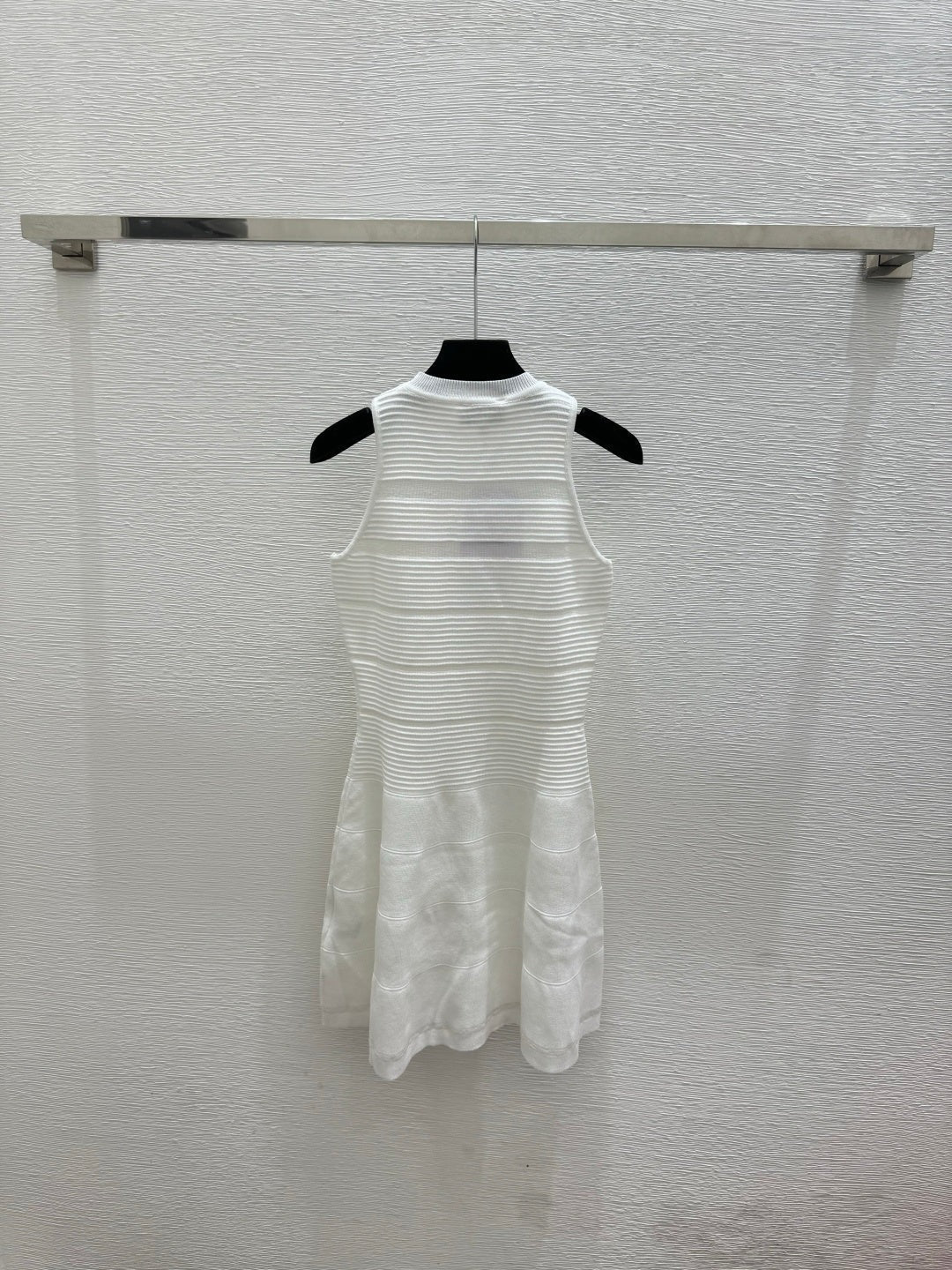 Chanel 2026 Round Neck Knitted Vest Dress Wool Cashmere 516050