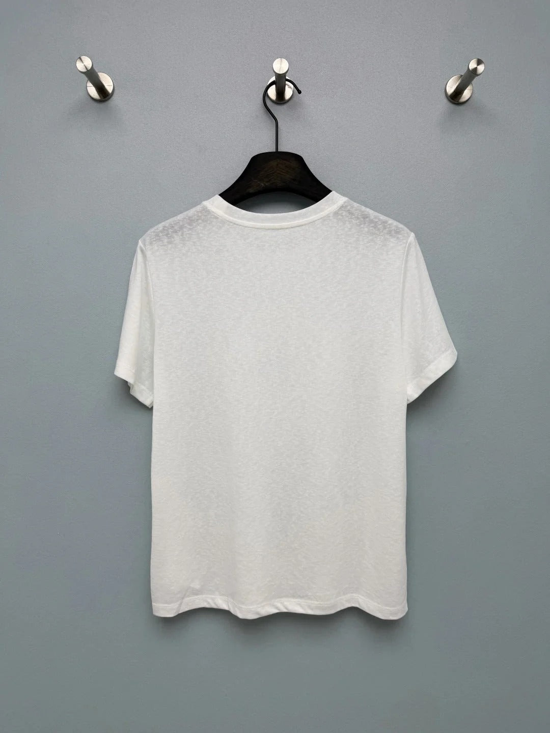Dior 2026 Floral Embroidery Short-Sleeve T-Shirt White Cotton 392386