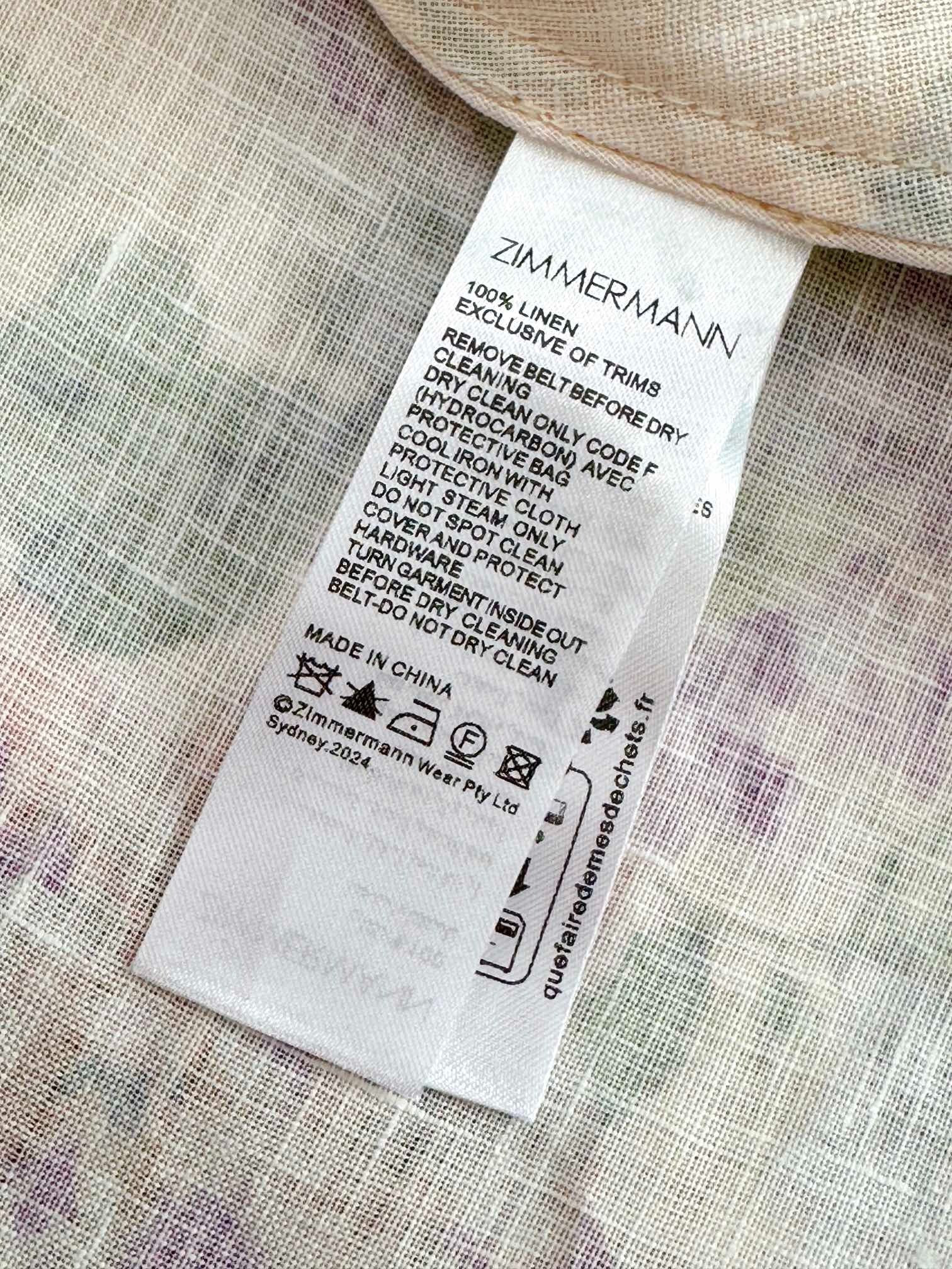 HALLIDAY TUCKED SHIRT DRESS 25S IN LINEN 266345