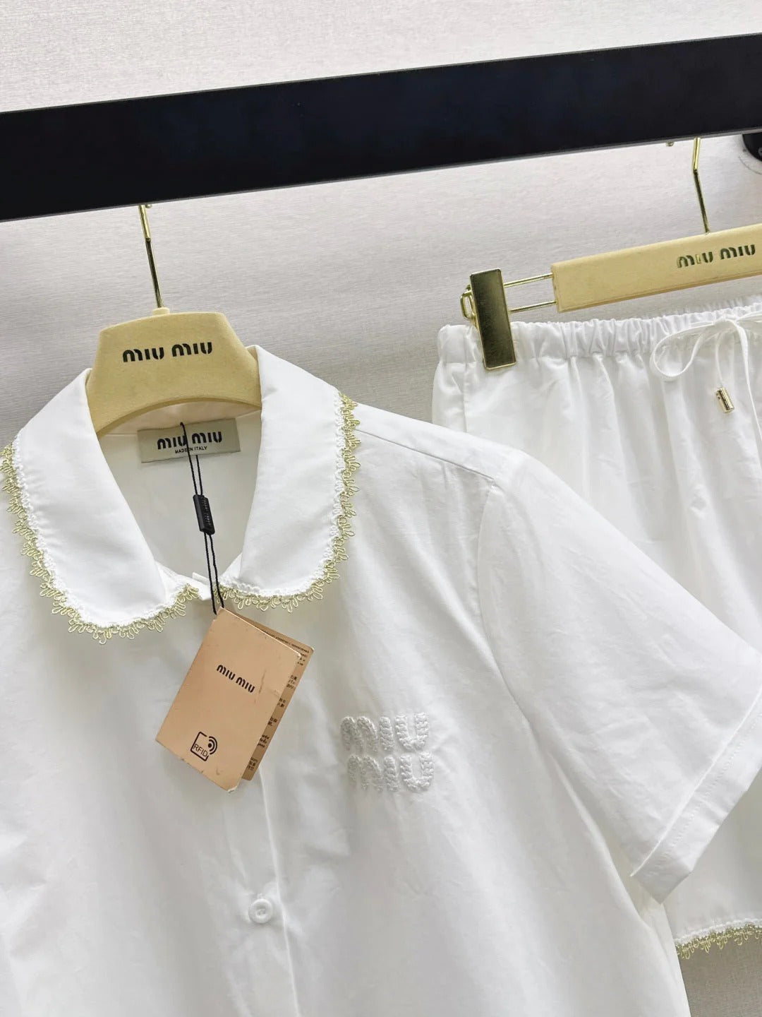 Miumiu 2026 Set White Cotton 445696