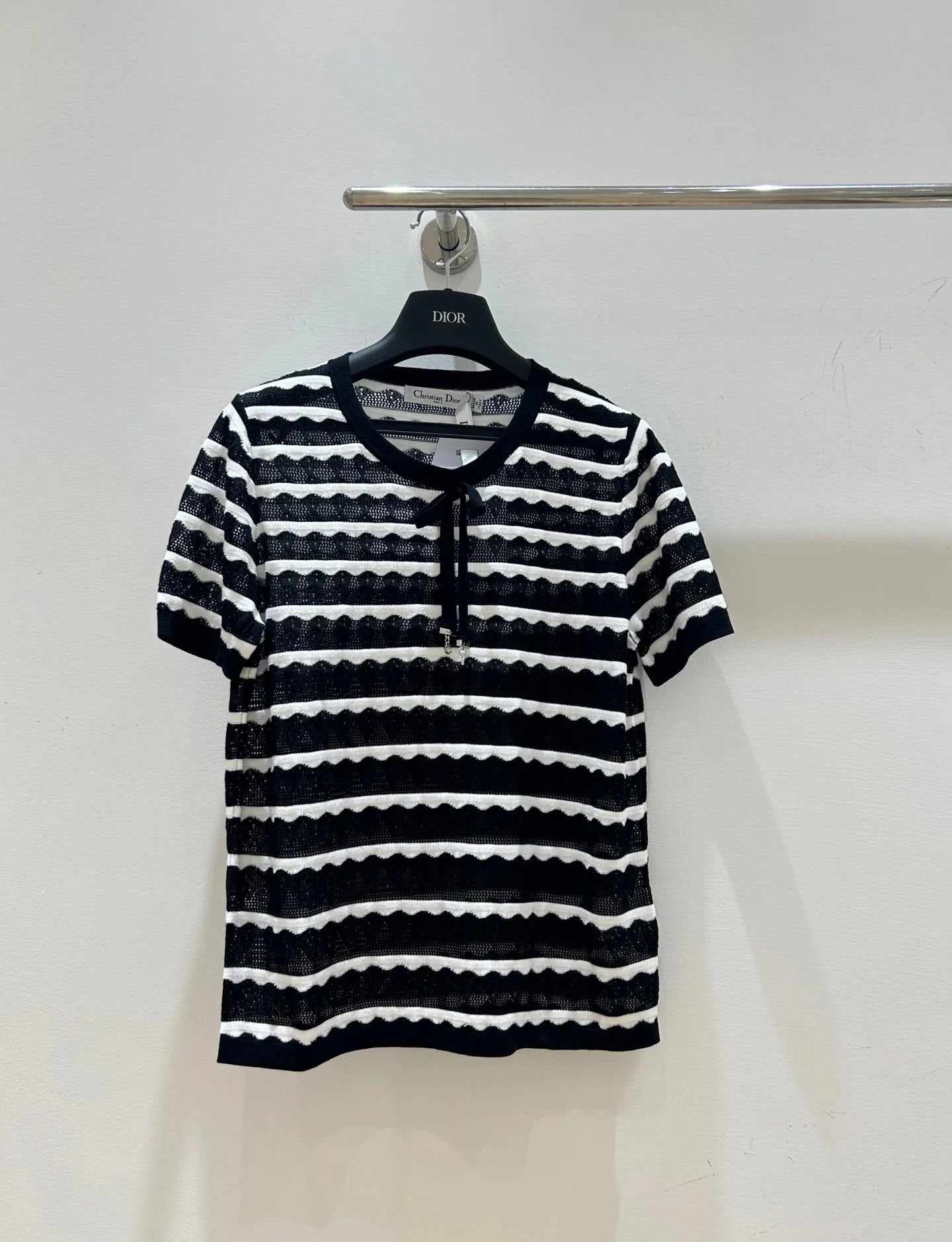 Dior 2026 Short-Sleeved Shirts Bow Detail Tencel 002