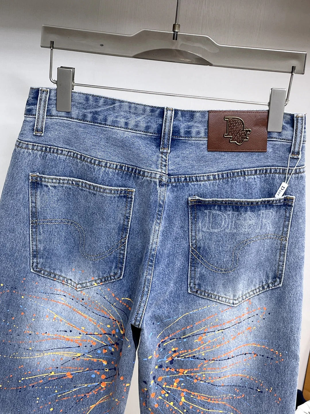 CD 26A Men Wide-Leg Jeans Blue Denim 284959