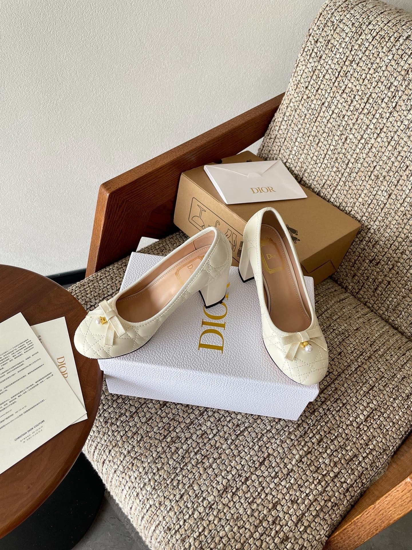 Dior 2026 Cannage Pumps 80mm Sheepskin 975497