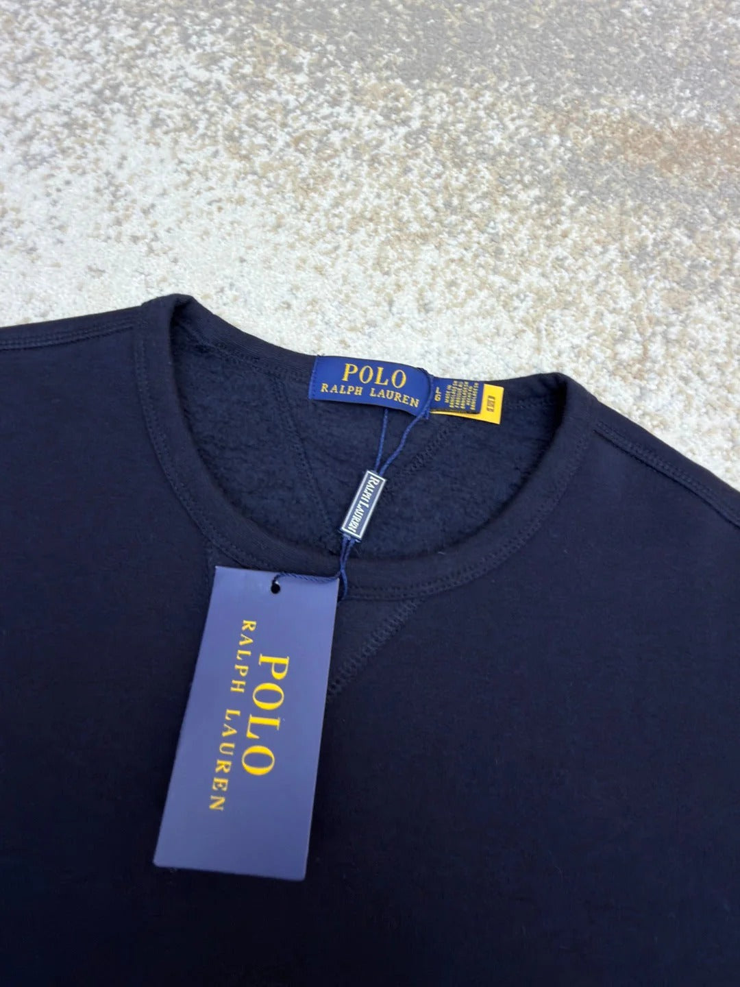 RALPH LAUREN 25S FLEECE SWEATSHIRT WITH EMBROIDERED LOGO 263