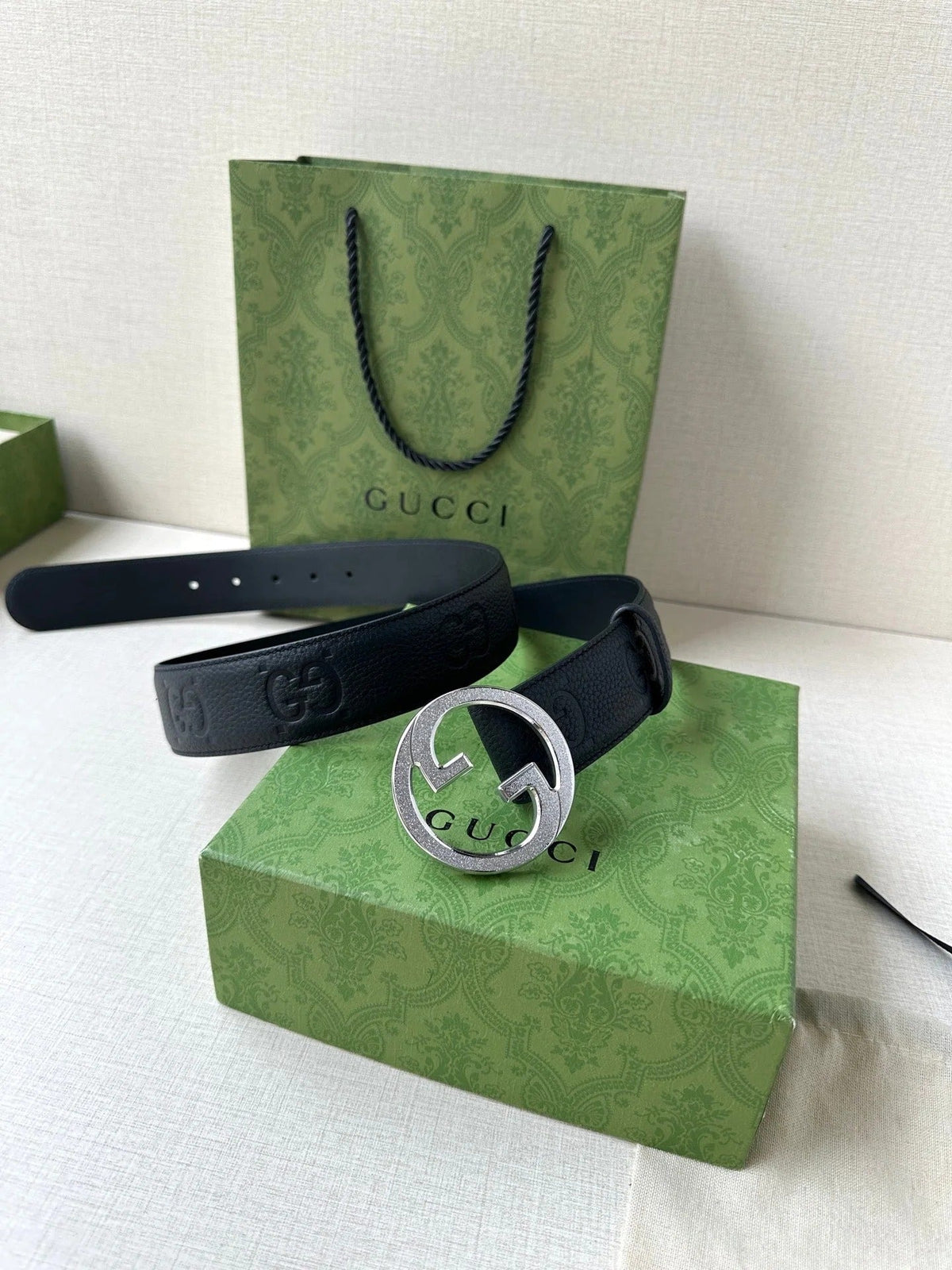 Gucci 2026 Blondie Wide Belt 40mm Calfskin