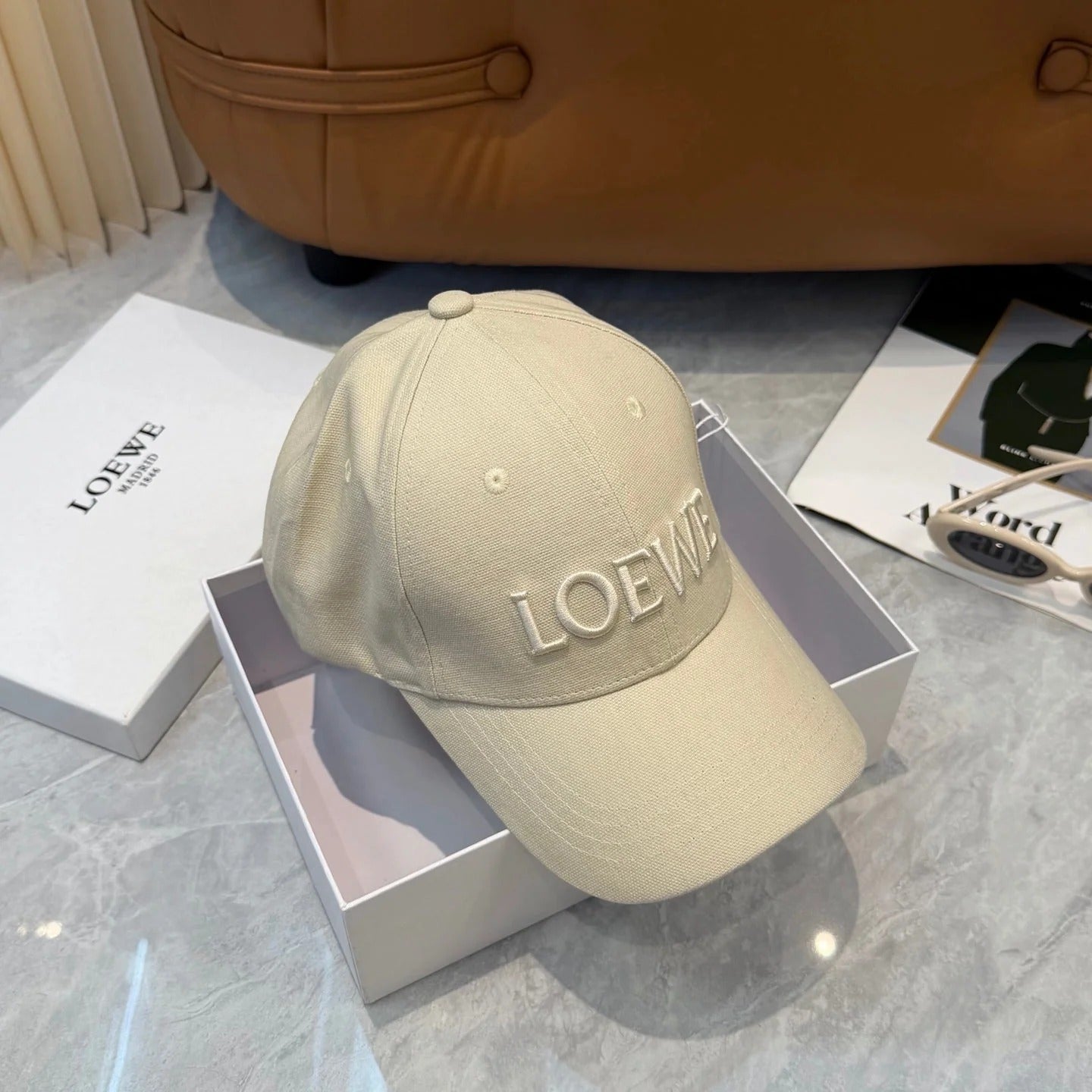 Loewe Embroidered Baseball Cap 295343
