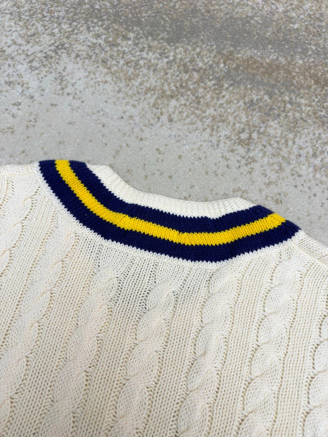 RALPH LAUREN 25S KNITTED TENNIS SWEATER 266