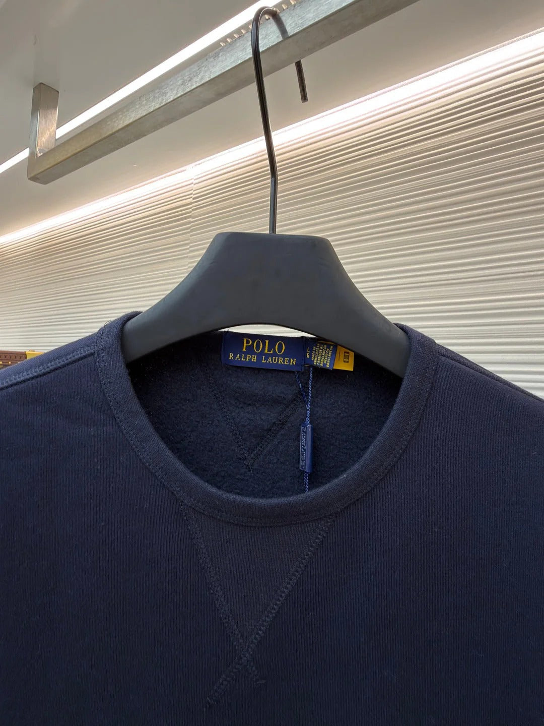 RALPH LAUREN 25S FLEECE SWEATSHIRT WITH EMBROIDERED LOGO 263