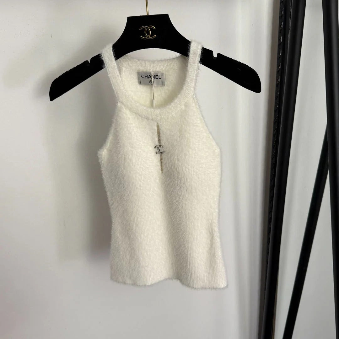 CHANEL 25S HALTER NECK TOP 554