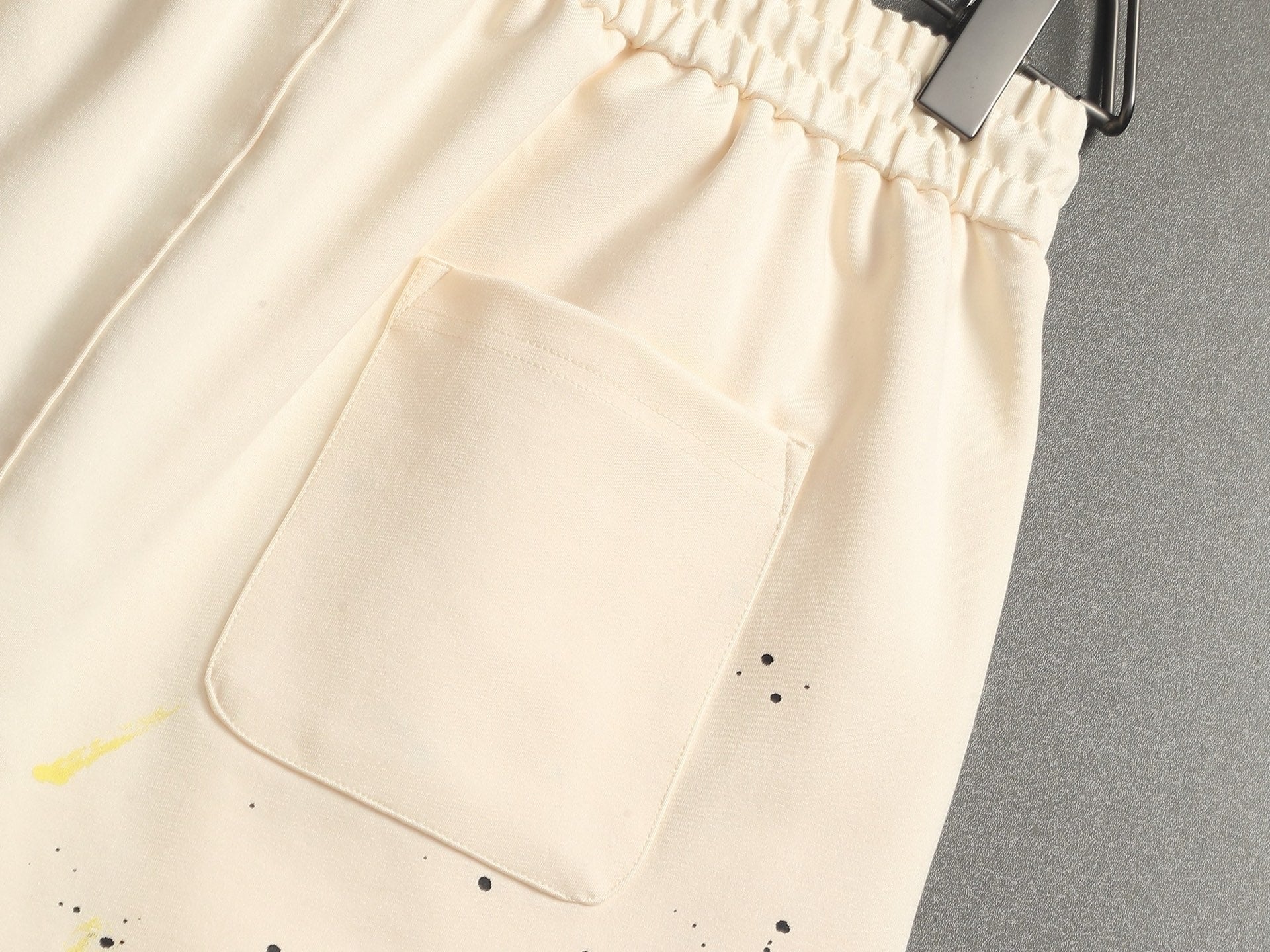 CD 26A Men Terry Cloth Short Oblique Embroidery Fabric 285977