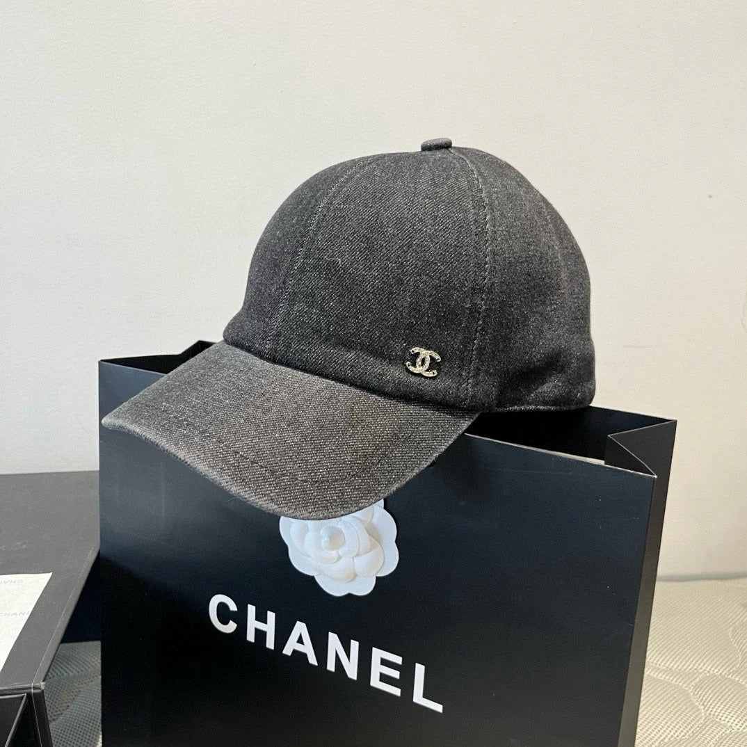 BASEBALL HAT DENIM CHARCOAL GRAY 673993