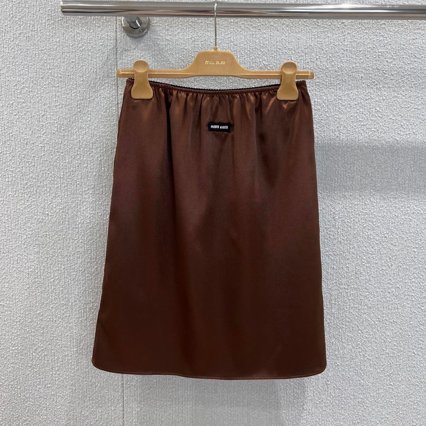 MIUMIU SATIN SKIRT 268884