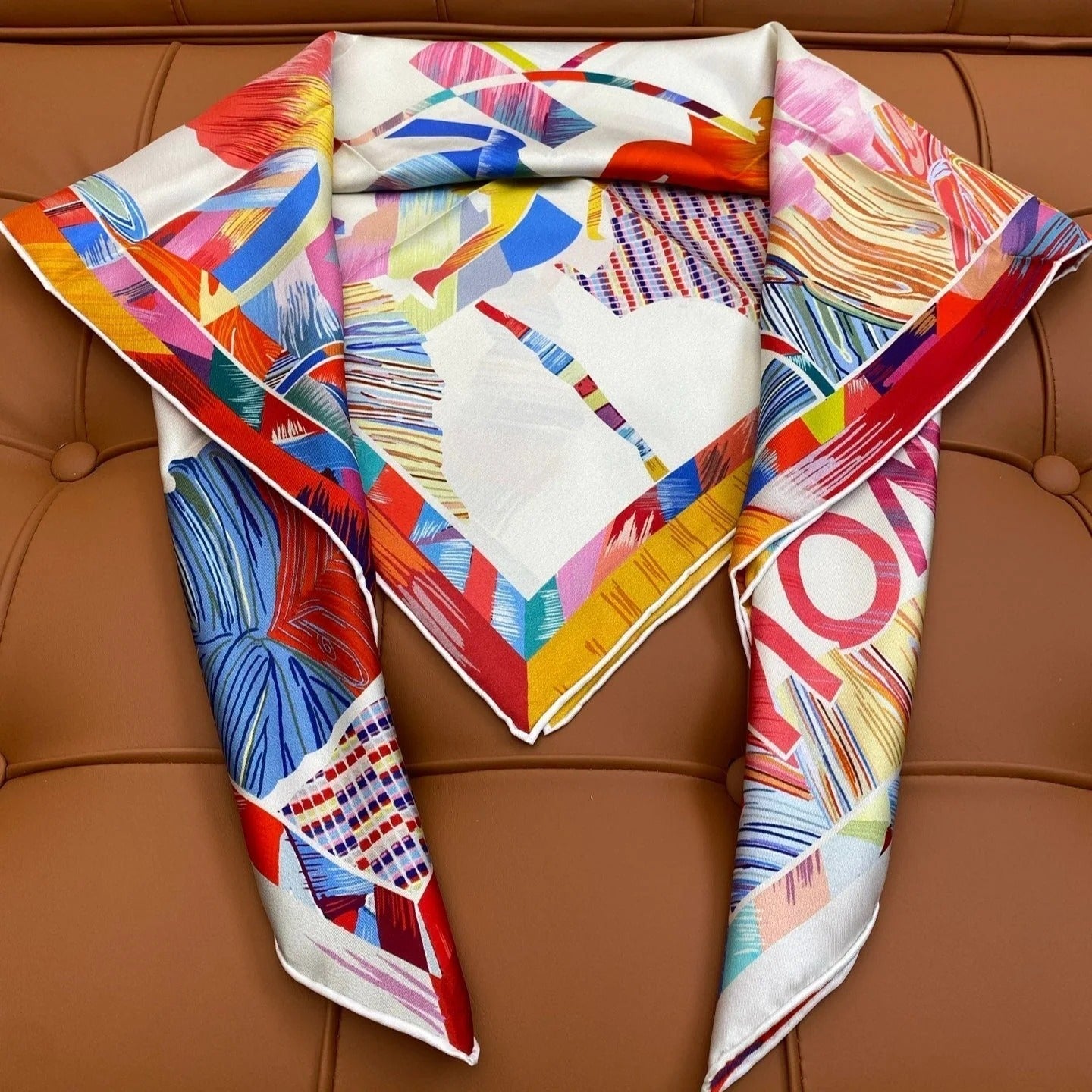 HERMES 25S SCARF 90 IN SILK 718483