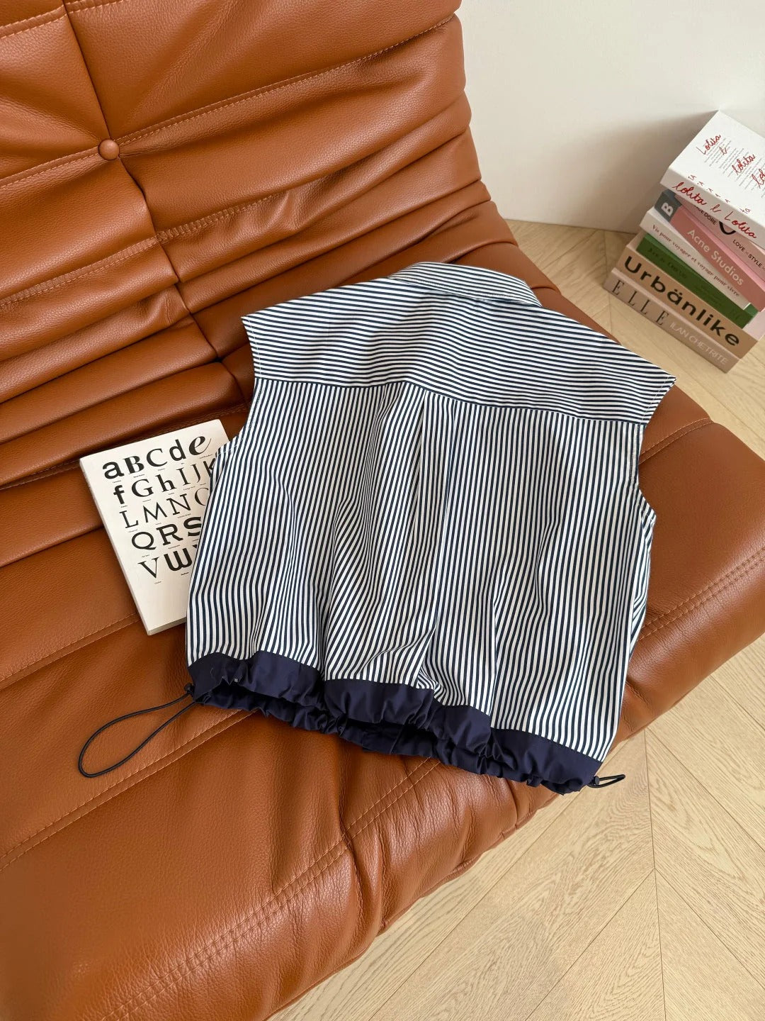 CC STRIPED SHIRT WITH METAL DETAILING 265778