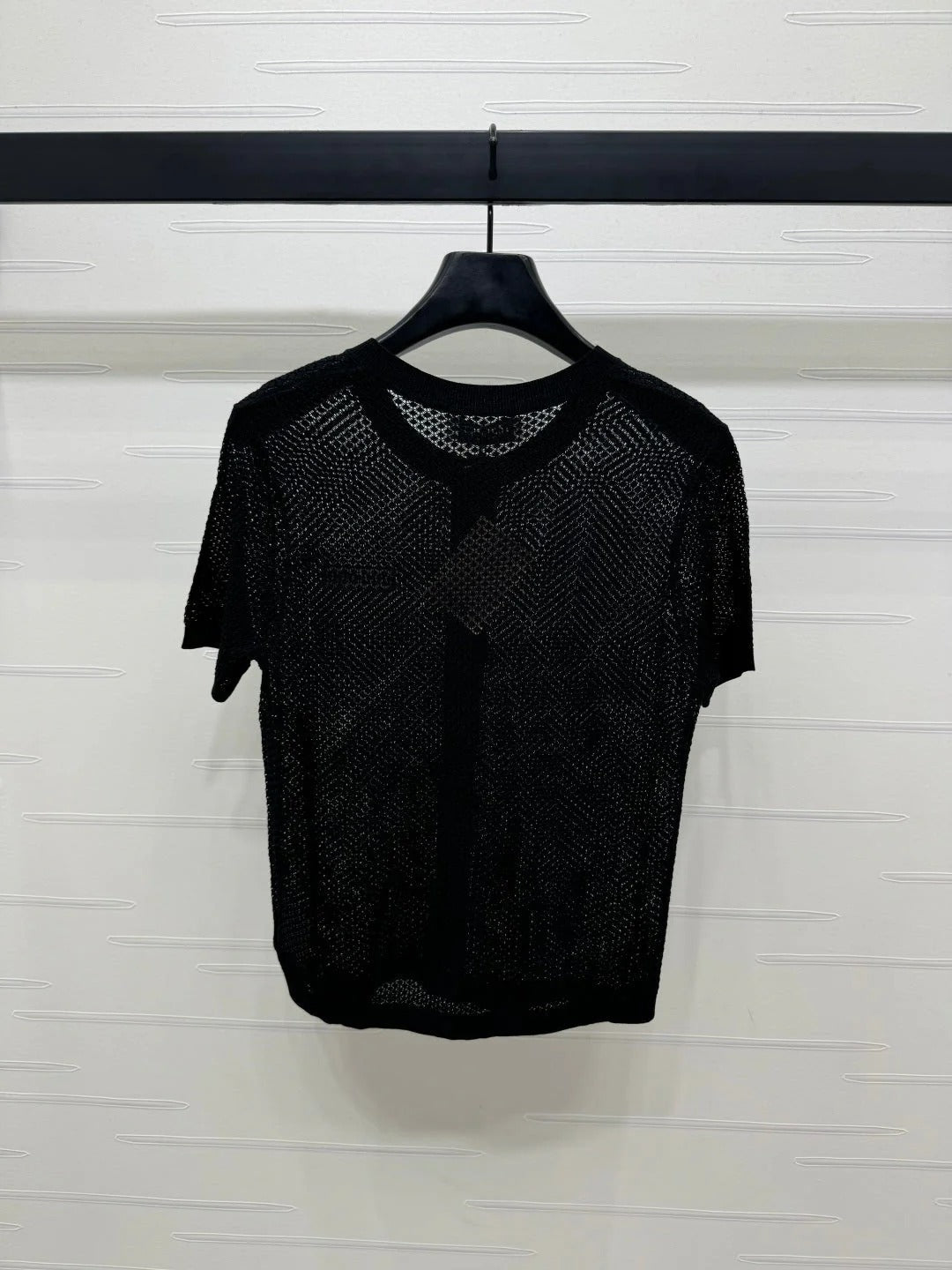 MIU 25S SHORT SLEEVE ROUND NECK CARDIGAN 264269
