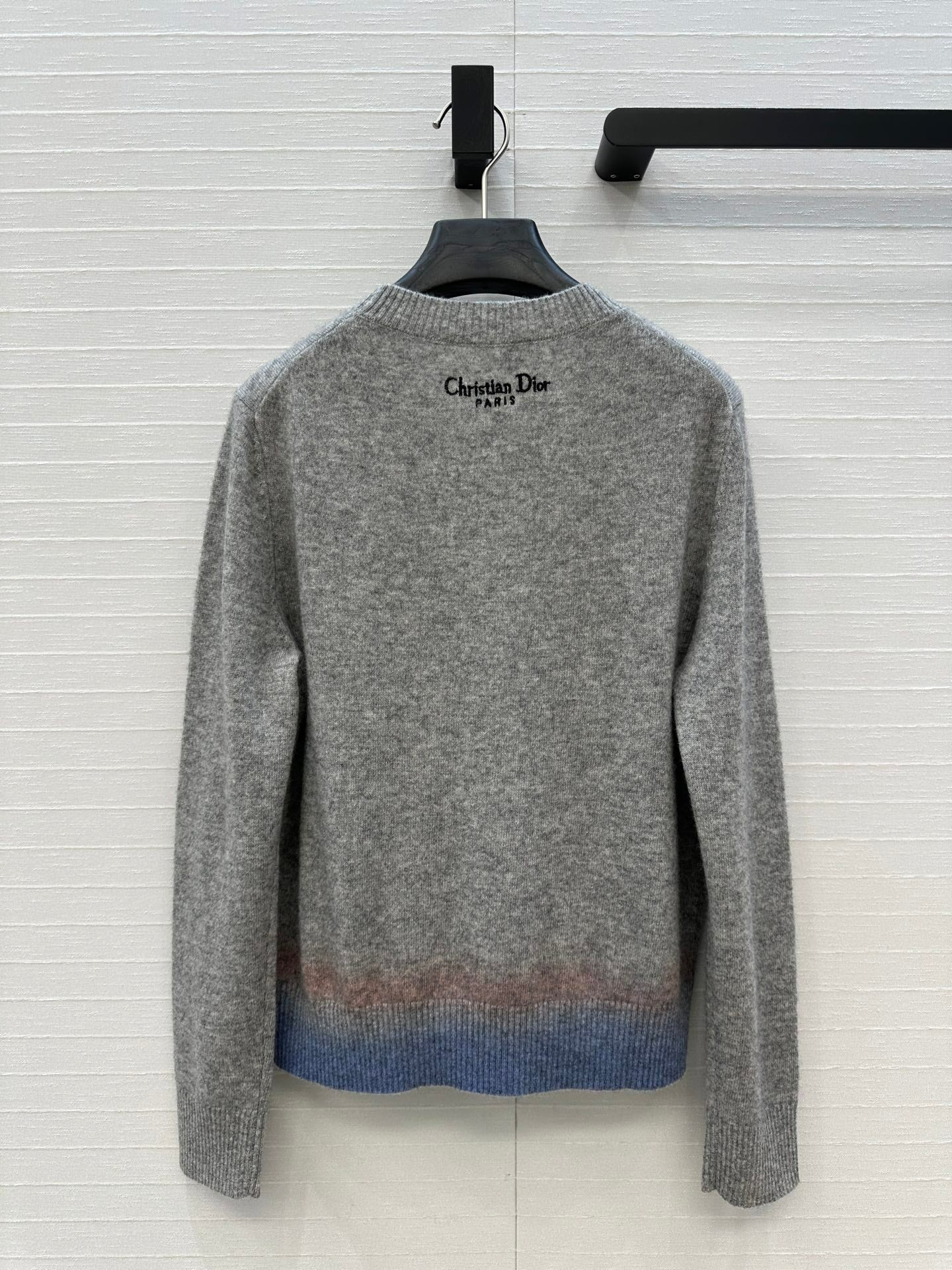 DIOR CASHMERE SWEATER WITH FLORAL EMBROIDERY 276197