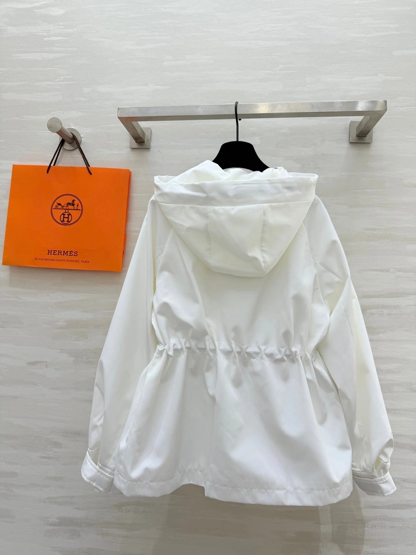 HERMES 25S HOODED JACKET 073