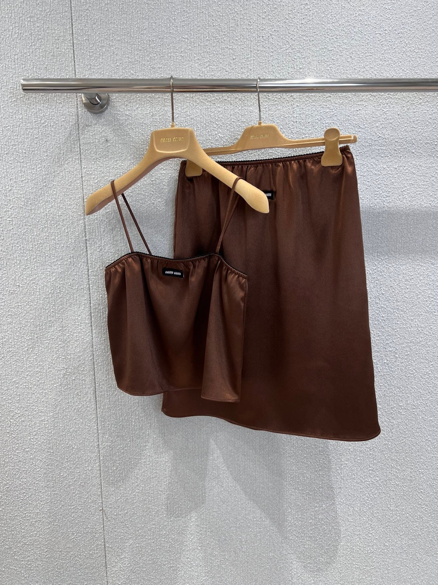 MIUMIU SATIN SKIRT 268884