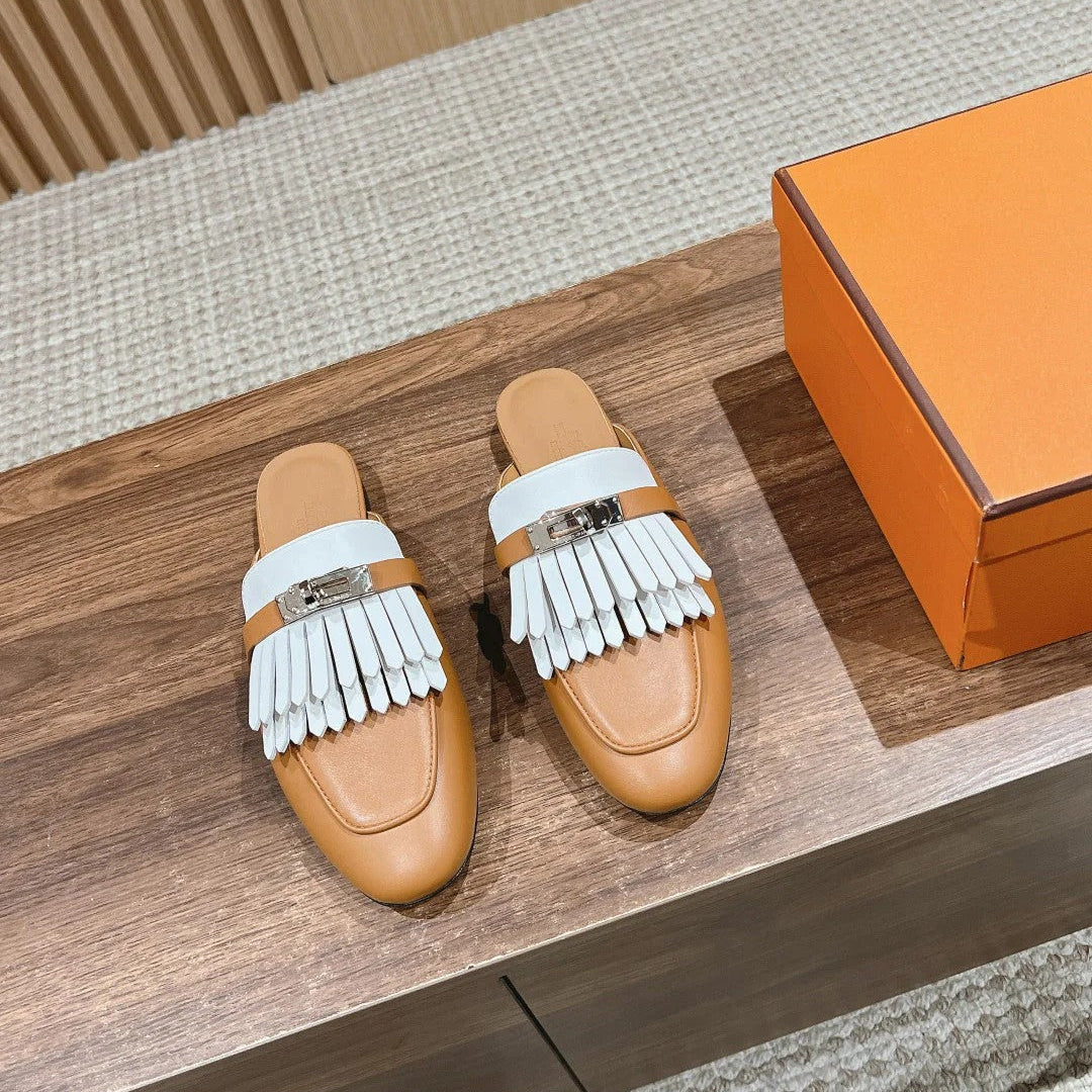 0Z Mule Fringed Bronze