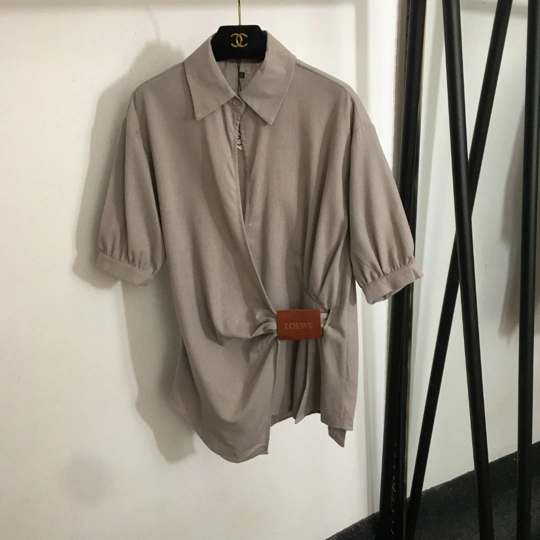 LOEWE SHIRT & STRAIGHT-LEG PANTS SET STYLE 166
