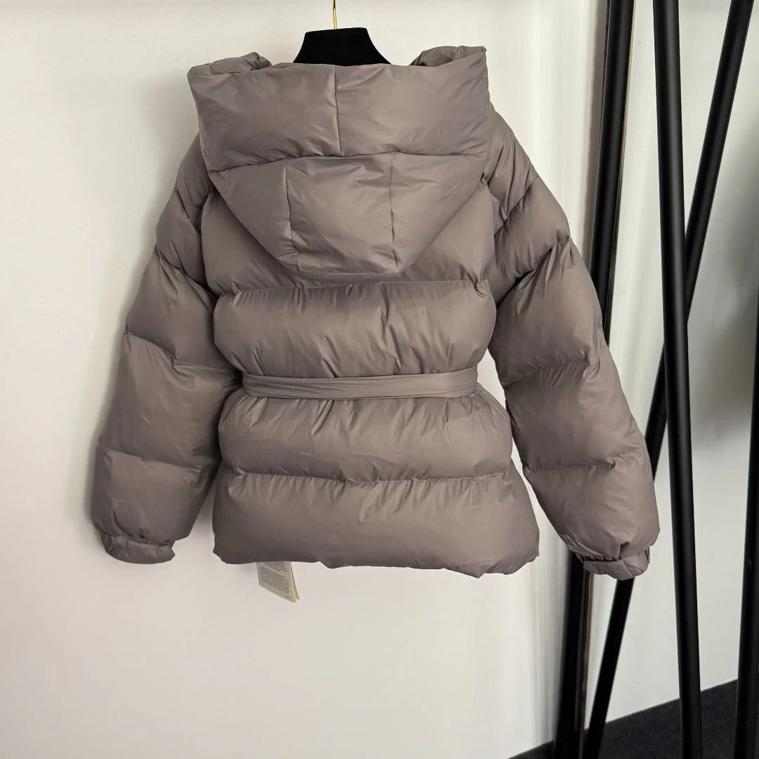 MAX MARA 25S LONG-SLEEVE COTTON HOODED JACKET 221