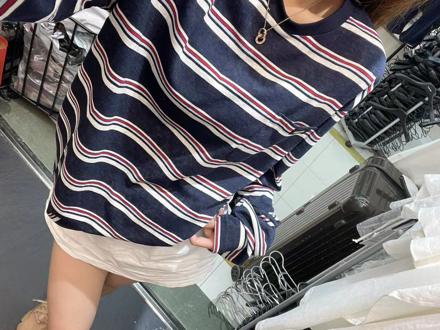 MIUMIU LONG-SLEEVE T-SHIRT STYLE 404