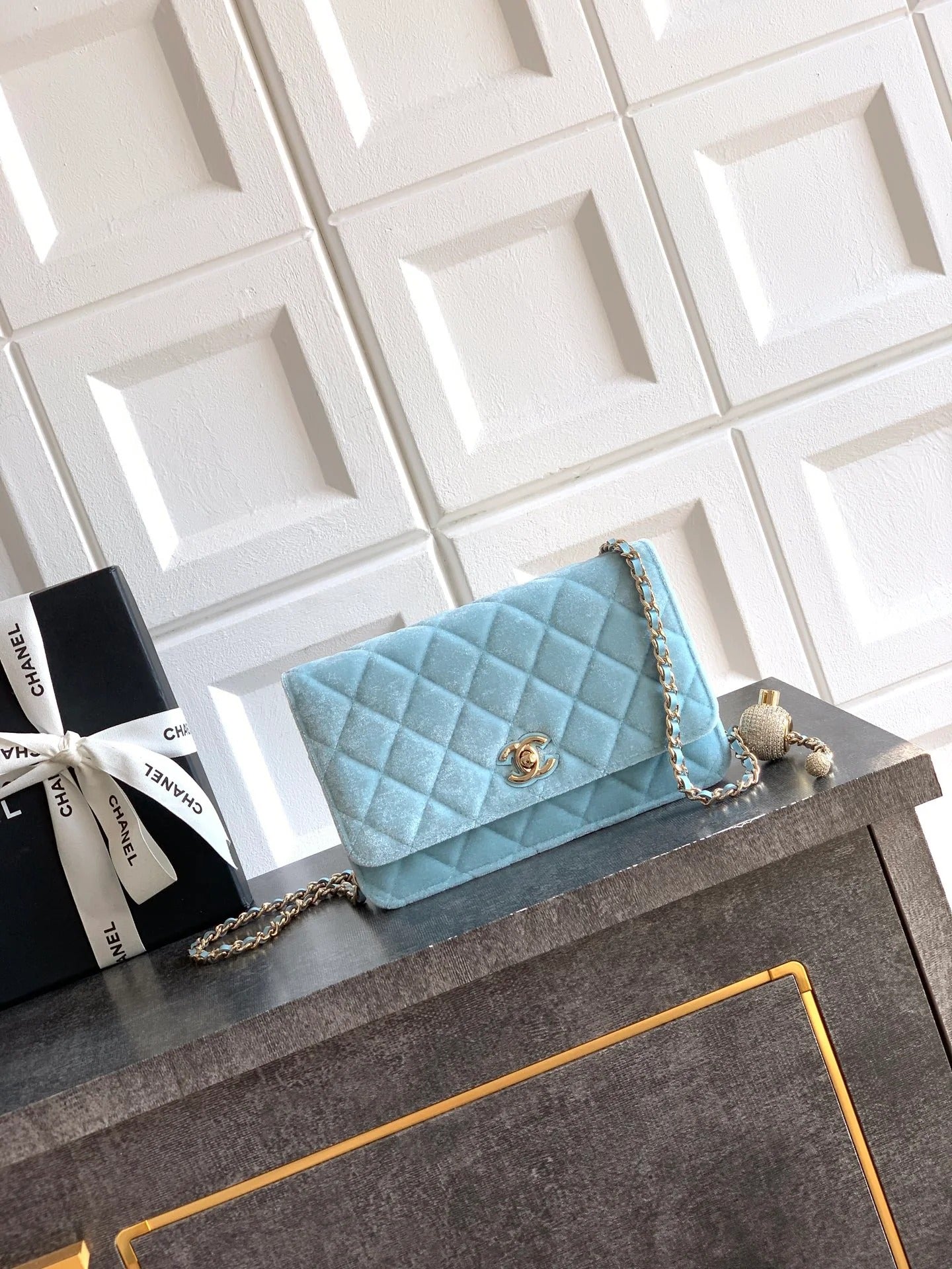 Chanel 2026 WOC Bag 20cm Velvet Leather 331109