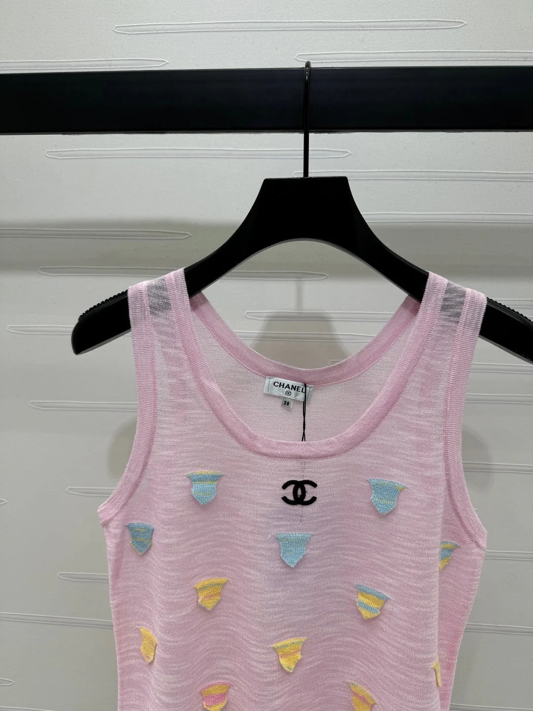 CHANEL 25S PATCHWORK TANK TOP 264143