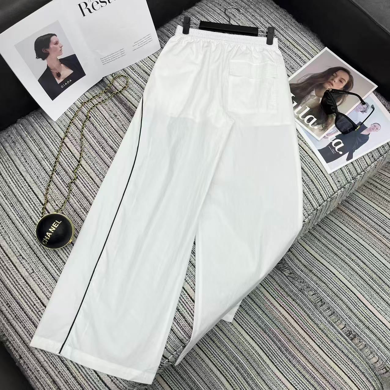 ALO JACKET & STRAIGHT-LEG PANTS SET STYLE 93