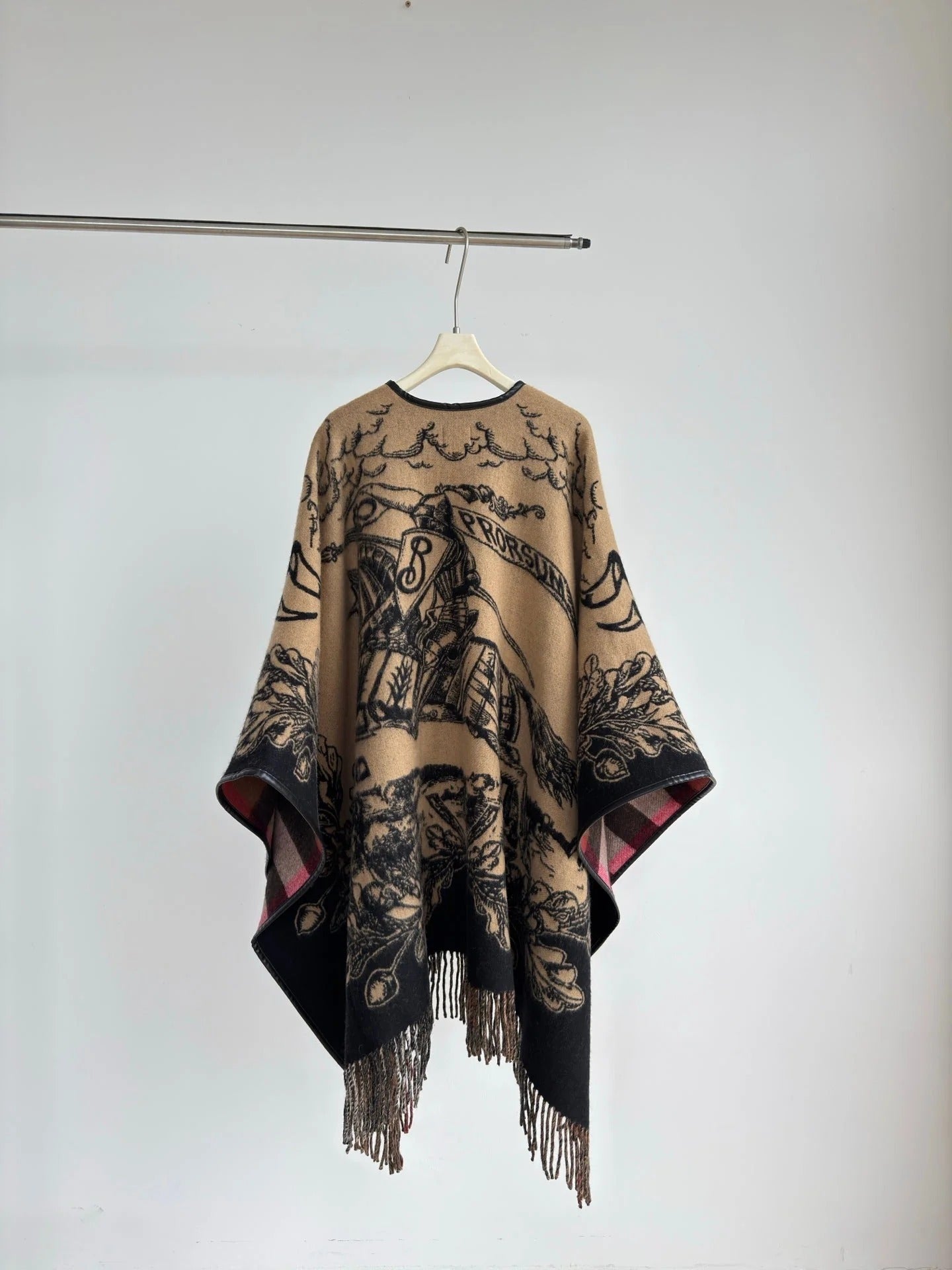 BURBERRY 25S PLAID KNITTED SCARF 146