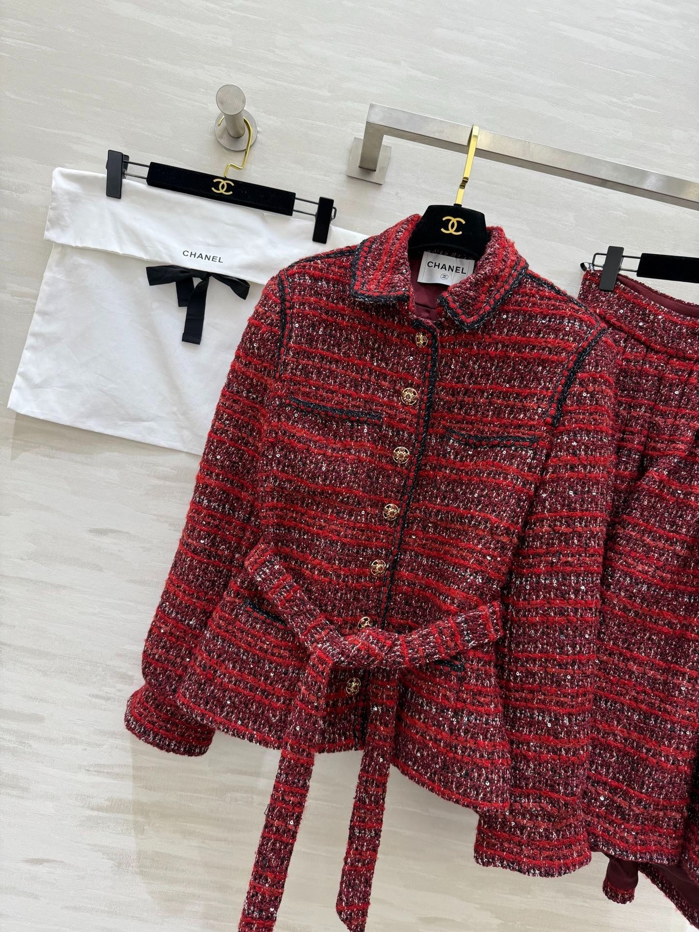 CHANEL 25S TWEED SUIT SET 633