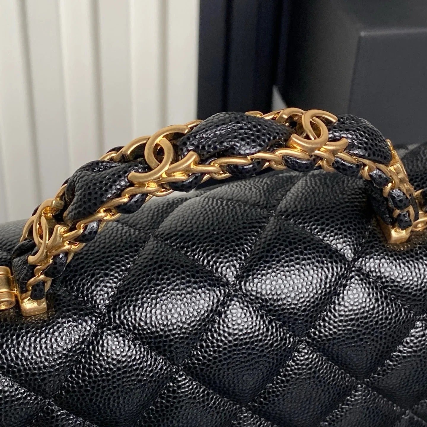 CHANEL 25S FLAP BAG 22 IN PINK CALFSKIN GOLD HARDWARE