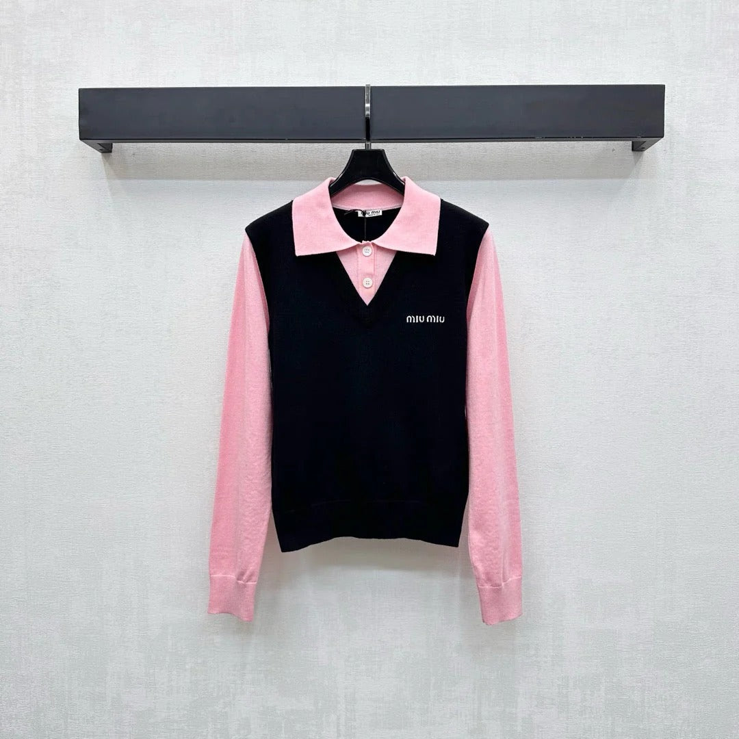 MIUMIU KNITTED SWEATER STYLE 437