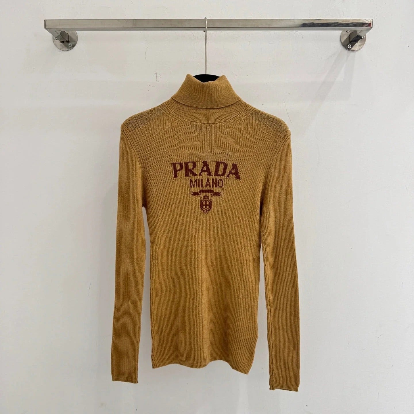 PRADA 25S SLIM-FIT KNITTED TURTLENECK SWEATER 300