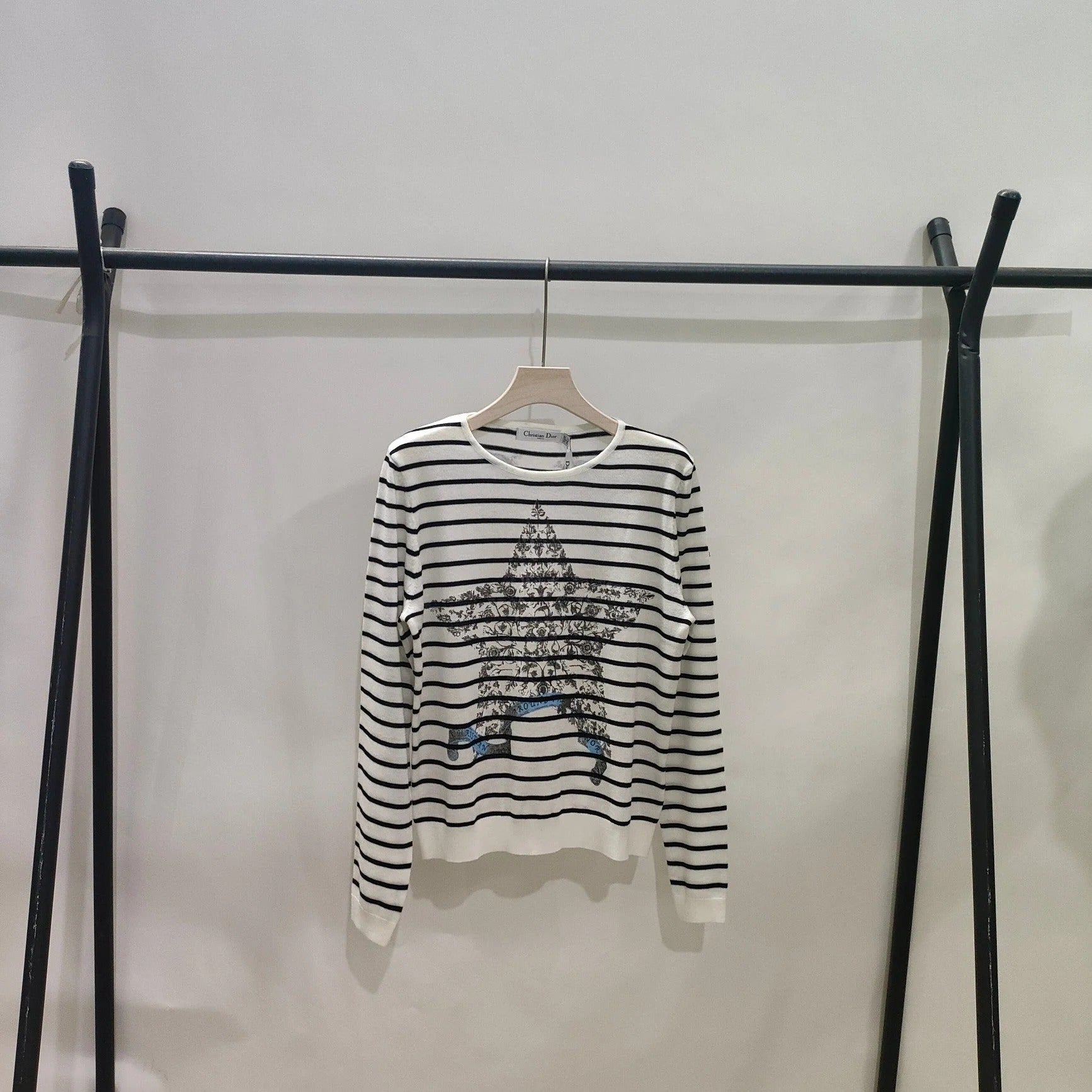 DIOR 25S LONG-SLEEVED KNIT TOP STYLE 334