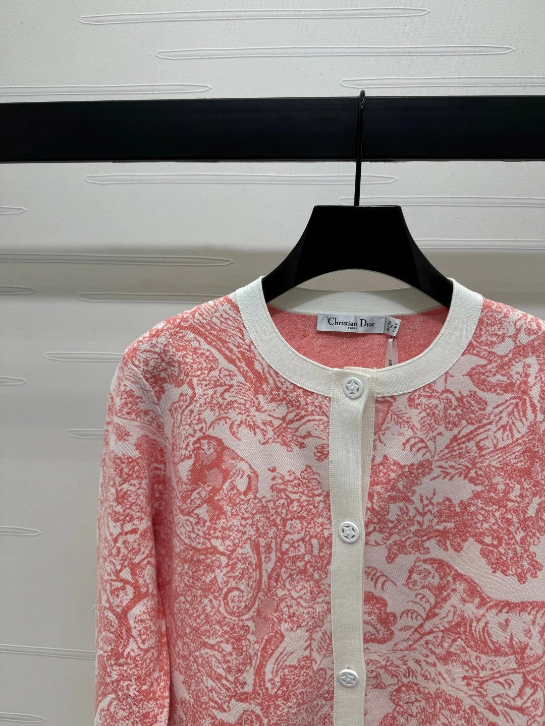 DIOR ROUND-NECK KNIT CARDIGAN 274878