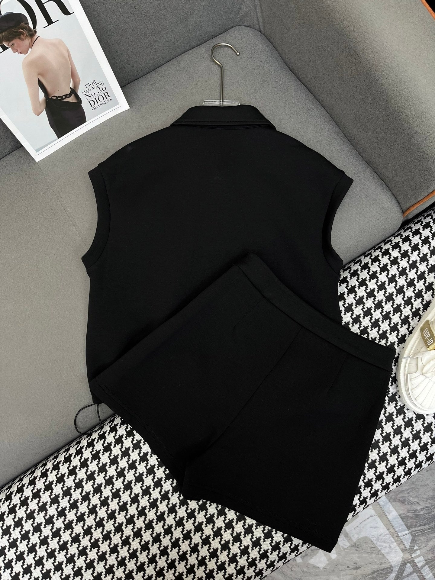 DIOR NEW TANK TOP AND SHORT SKIRT SET 245873