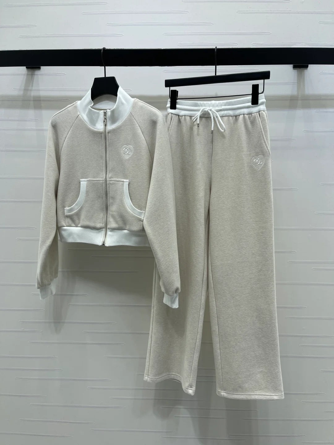 Chanel 2026 Stand Collar Jacket and Trousers Suit Polyester