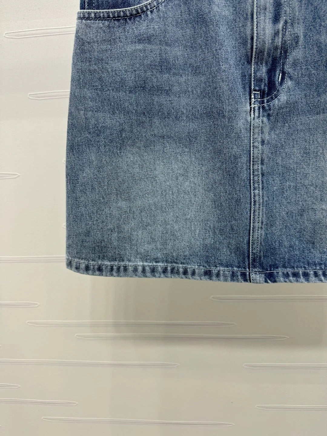 CHANEL DENIM MINI SKIRT