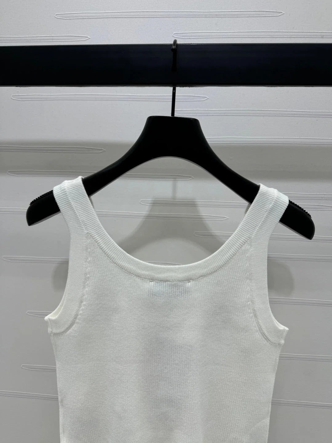MIUMIU EMBELLISHED KNIT TOP 269491