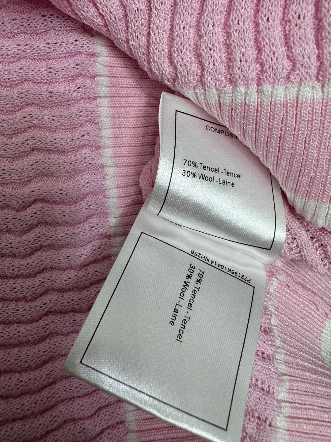 CHANEL 25S ROUND NECK KNIT TANK TOP 264253