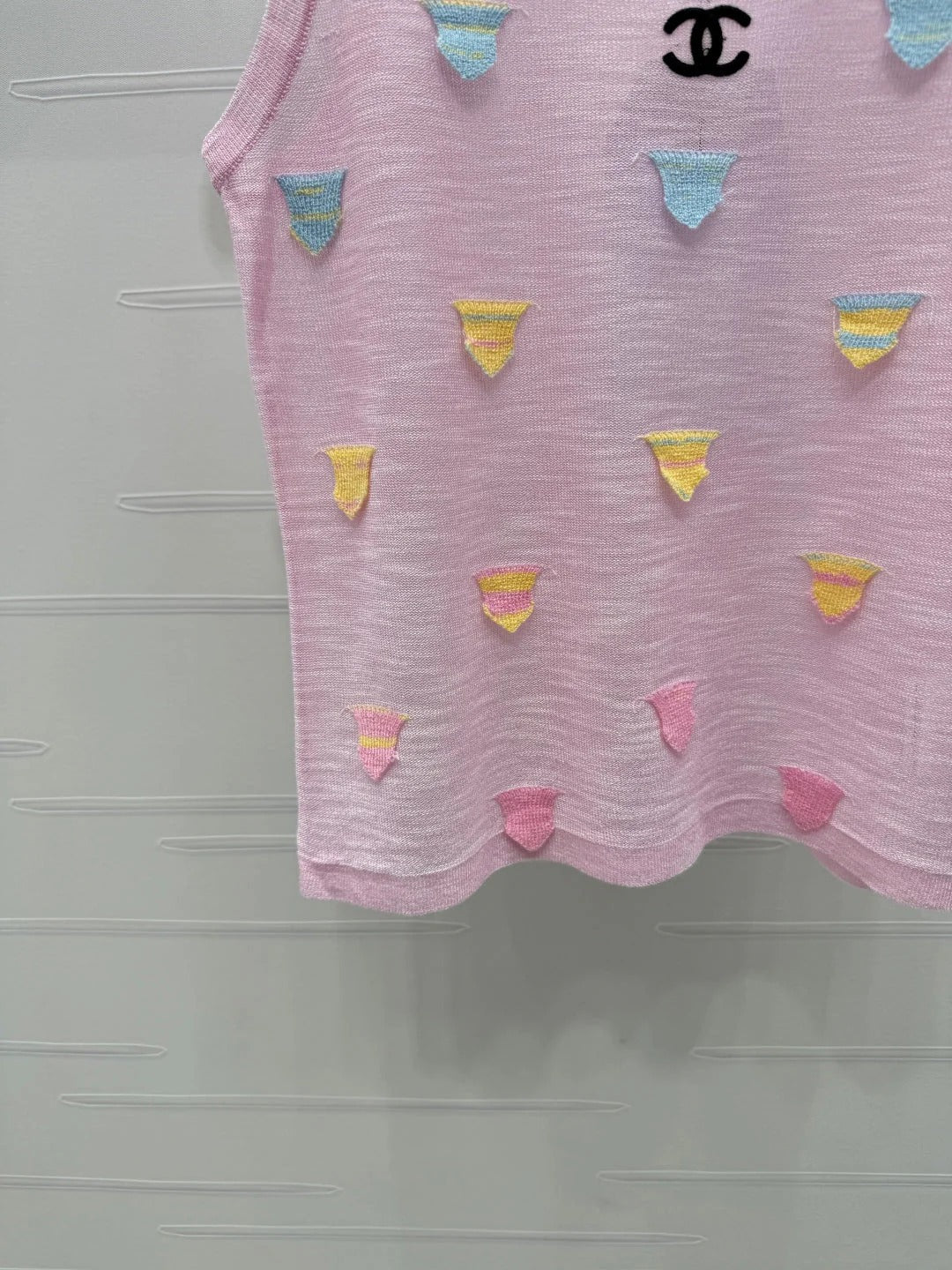 CHANEL 25S PATCHWORK TANK TOP 264143