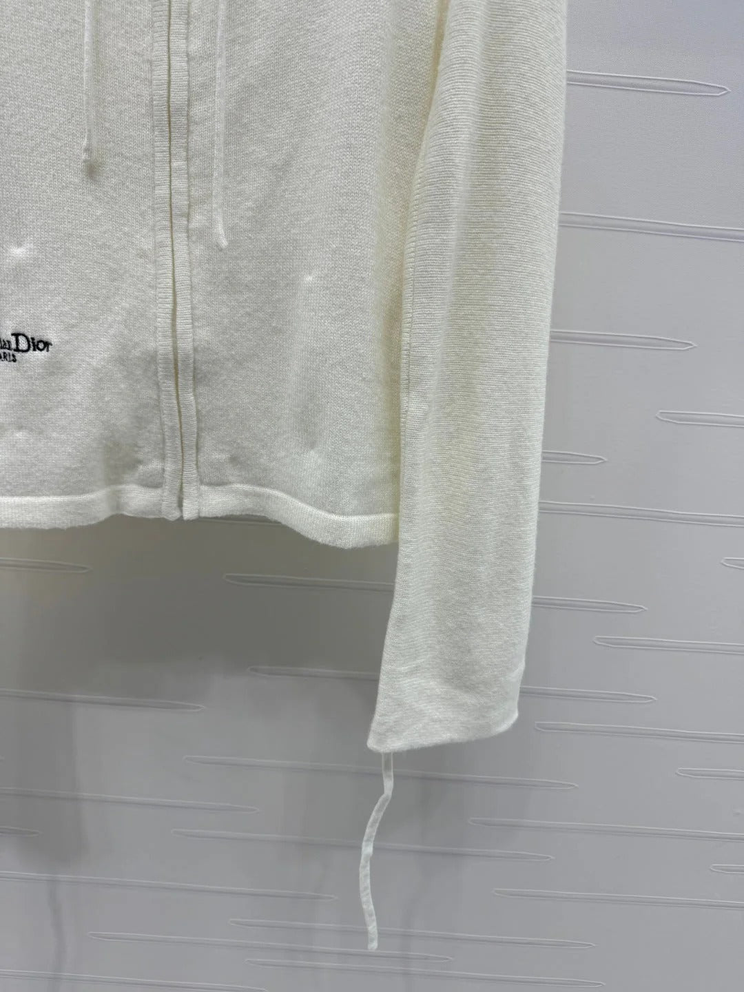 DIOR HOODED LONG-SLEEVE CARDIGAN 274929