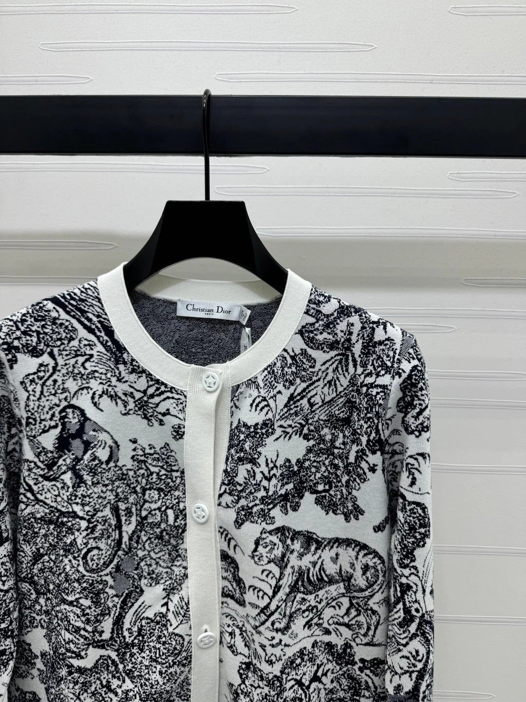 DIOR JACQUARD KNIT CARDIGAN 274879