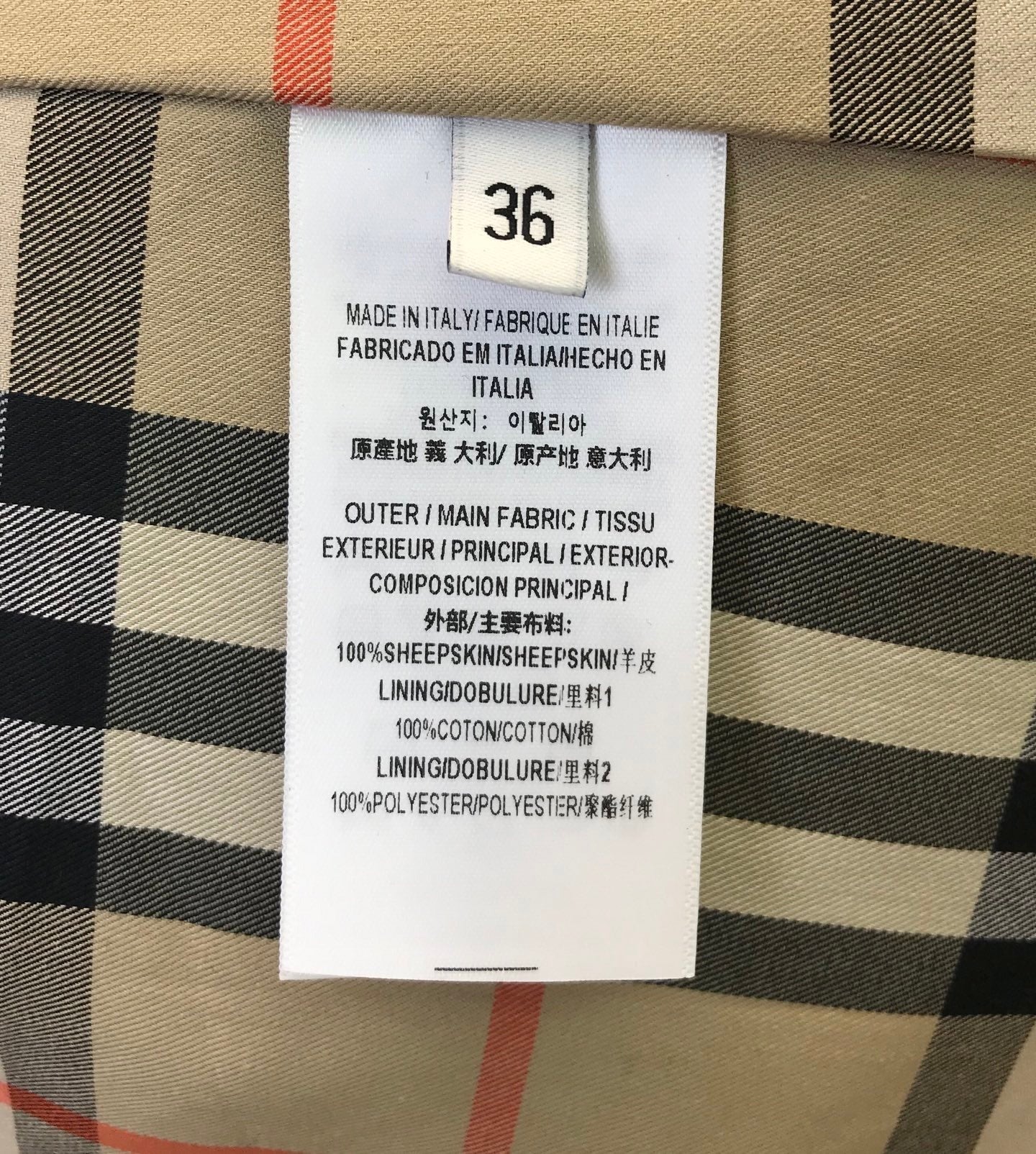 BURBERRY 25S COAT 322