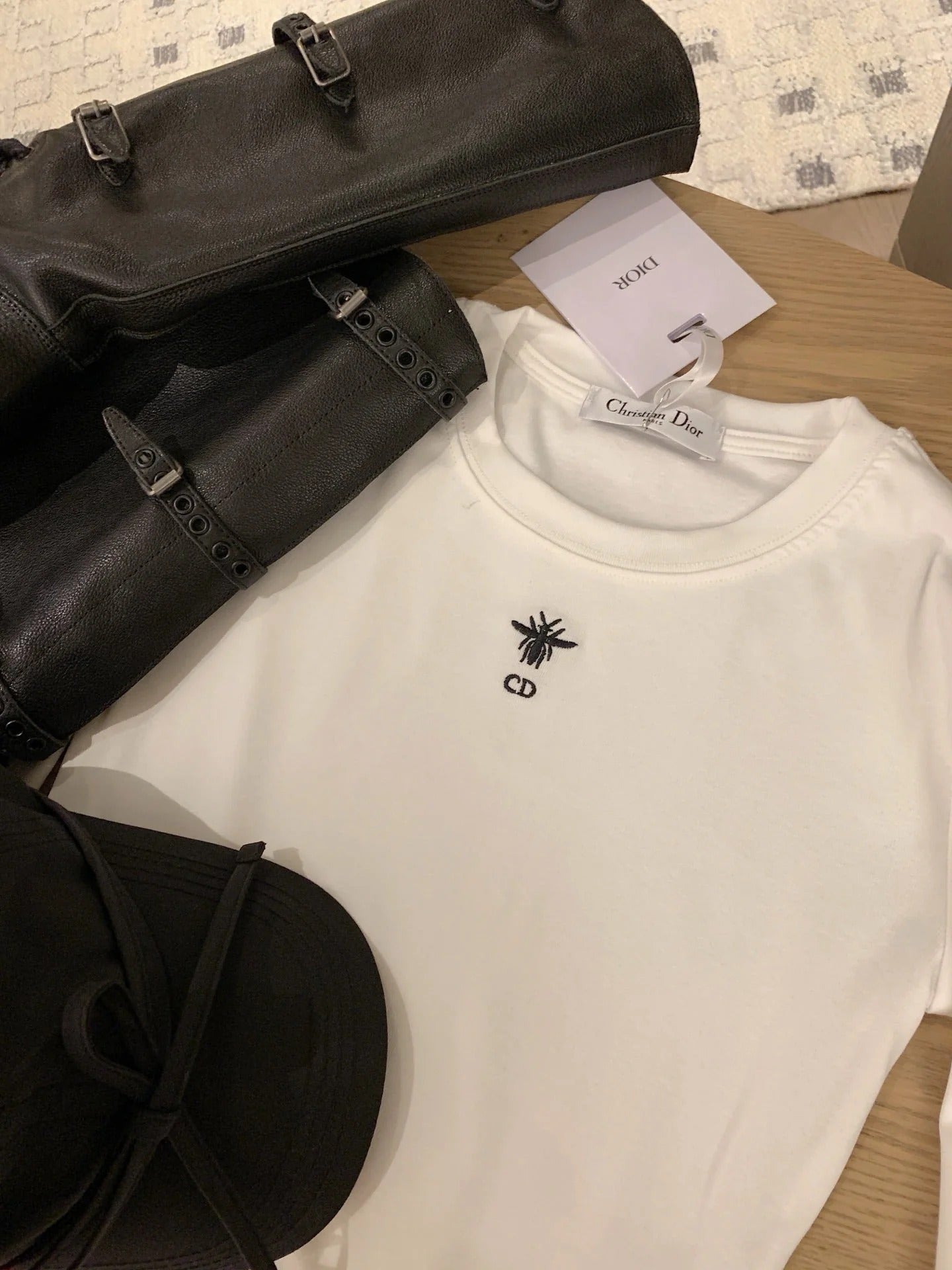 DIOR 25S LONG-SLEEVE PEPLUM T-SHIRT STYLE 185