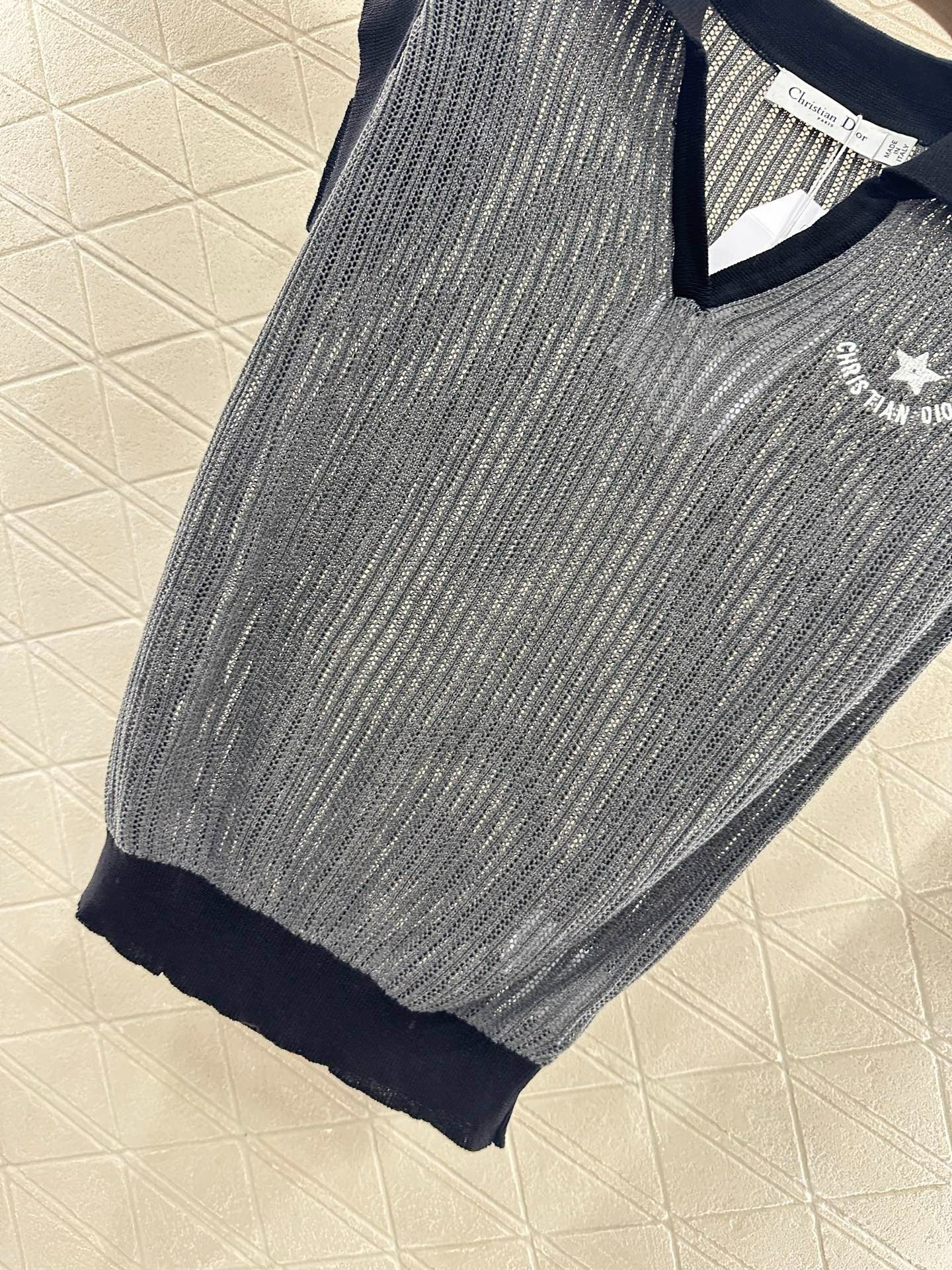DIOR V-NECK KNIT SWEATER 276685